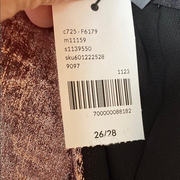 Lane Bryant Pink Gold V-Neck Long Sleeve Gown. NWT - Picture 4 of 9